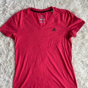 Women's Pink Adidas Athletic Top
